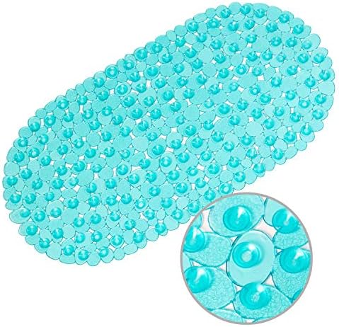 WELTRXE Pebbles Bath Mat Oval Non-Slip Bathtub Mat by WELTRXE