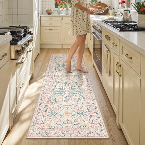 Lahome Boho Hallway Runner Rug 2x6, Washable Kitchen Bathroom Runner Rug - Image 2