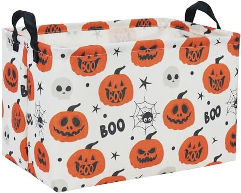 Rectangle Baskets Halloween Basket Spider Storage Bin by DDBASKET