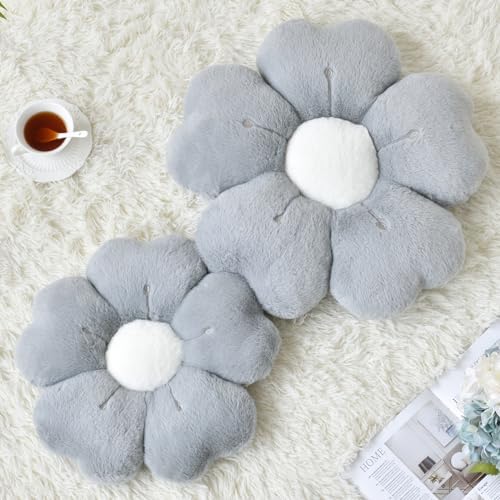 Flower Pillow, Cute Daisy Decorative Throw Pillows, 15 Inches - Image 2