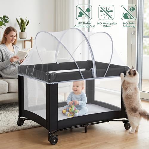 Orzbow Pack and Play Cover Tent | Mosquito Net - Image 3