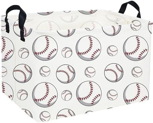 Rectangular Baseball Baskets Easter Gift Basket Empty Kids Storage Bins Baby by DDBASKET
