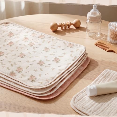 Hahafelt 5 Pcs Waterproof Changing Pad Liner - Image 4
