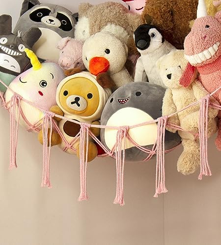 Stuffed Animal Storage Hammock Corner Net - Image 3