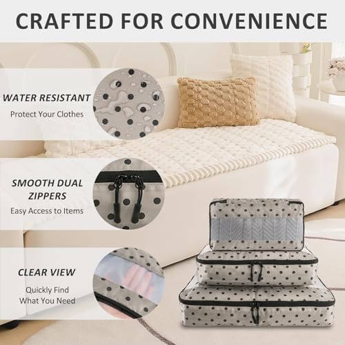 U+U 5 Set Packing Cubes, Travel Organizers - Image 2