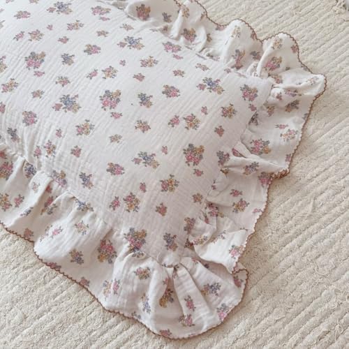 BuLuTu Floral Kids Pillowcase Standard Size, Tuberose Pattern - Image 4
