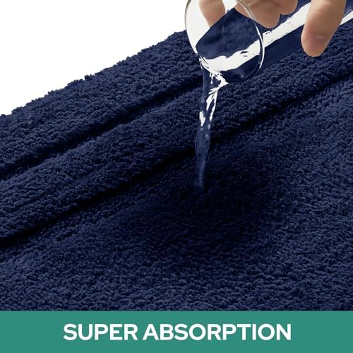 HOMEIDEAS Bathroom Rugs Sets 2 Piece, Super Soft and Absorbent Non Slip - Image 4