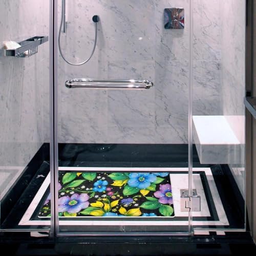Bath Tub Shower Mat, Washable Bathtub Floor Mats, Suction Cups and Drain Holes - Image 6