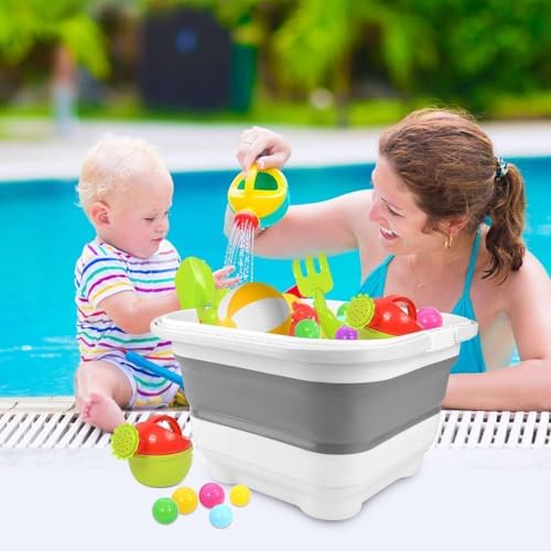 Bath Toy Storage Organizer, Foldable Bath Toy Holder - Image 2