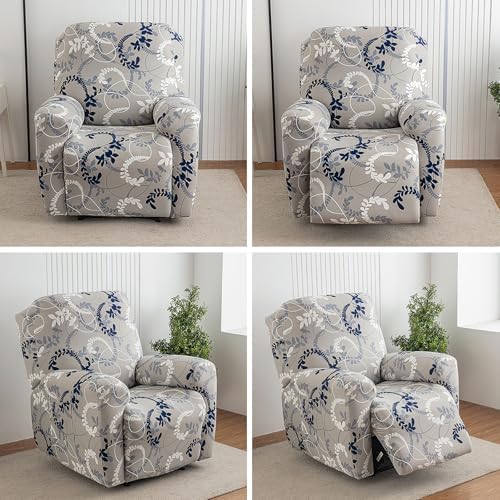 Recliner Chair Covers 4-Pieces Recliner Slipcovers Lazy Boy Chair Covers - Image 4