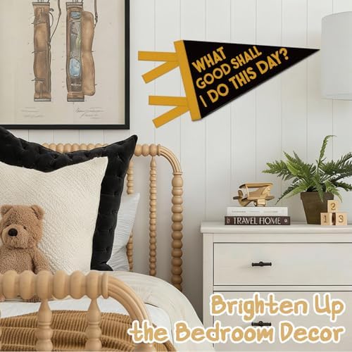 Kids Room Decor, Inspirational What Good Shall I Do This Day - Image 4