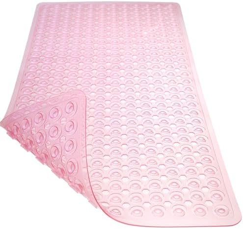 TEESHLY Bath Mat for Tub & Shower, Non Slip Soft Bathmat by TEESHLY