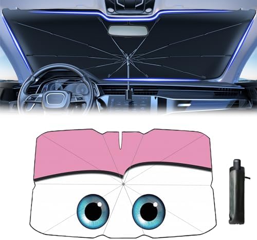 Windshield Sun Shade 2025 Car Accessories 100% Blackout Car Front Windsow - Image 2