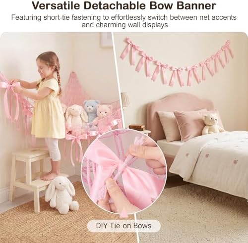Basumee Stuffed Animals Storage Hammock - Image 4