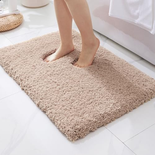 ILANGO Bathroom Rugs 36" × 24", Extra Soft Absorbent Microfiber Bath Rugs by ILANGO