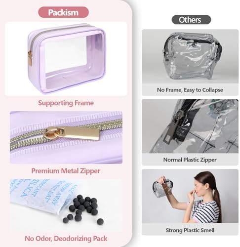 PACKISM Clear Makeup Bag Foldable - Image 5
