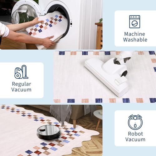 GarveeHome 8x10 Rug for Living Room Scalloped Washable Large Bedroom Rugs - Image 6