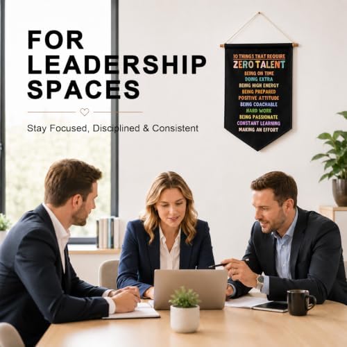10 Things that Require Zero Talent Classroom Signs, Motivational Banner - Image 5