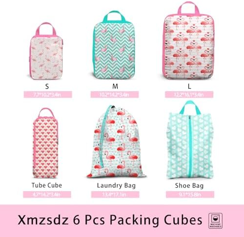 6 Pcs Compression Packing Cubes, Packing Cubes - Image 3