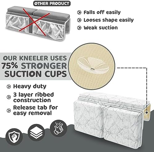 Bath Kneeler & Elbow Kneeling Rest Pad Set - Image 3