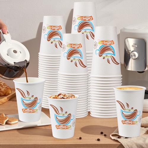 Lamosi 500 Pack 12 oz Coffee Cups, Disposable Paper Cups No Lids - Image 4