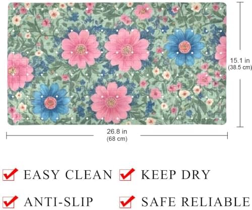 Non Slip Shower Mat Bathtub Mat 15.1x26.8 Inch, Quick Dry Bath Mat - Image 4