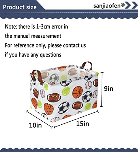 Rectangular Basketball Baskets, Football Basket Organizer.Baseball Basket - Image 4