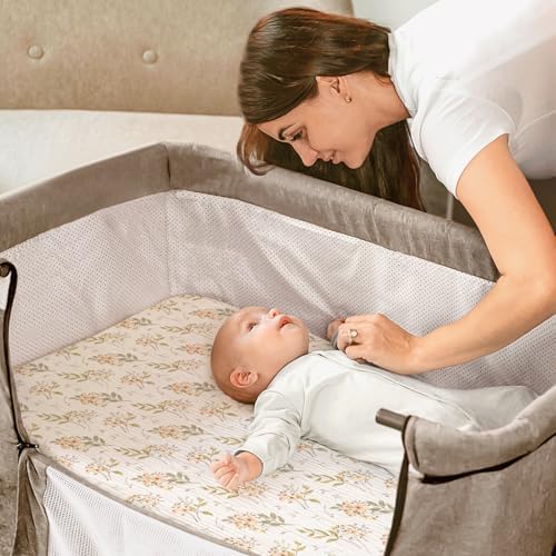 lulumoon Muslin Fitted Bassinet Sheet: Compatible - Image 3