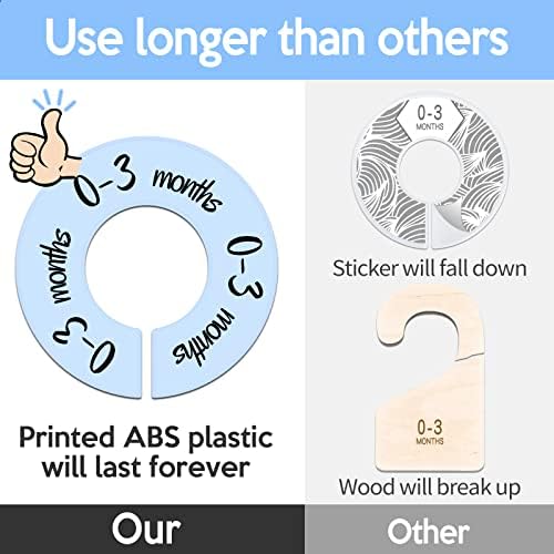 Pro Goleem Baby Closet Dividers Blue Baby Closet Organizer - Image 5