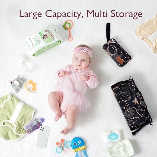 Momcozy Universal Baby Stroller Organizer, 2 Insulated Cup Holder, Detachable - Image 3