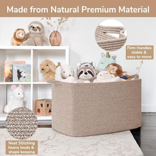 Goodpick 105L Extra Large Woven Rope Blanket Basket - Image 6