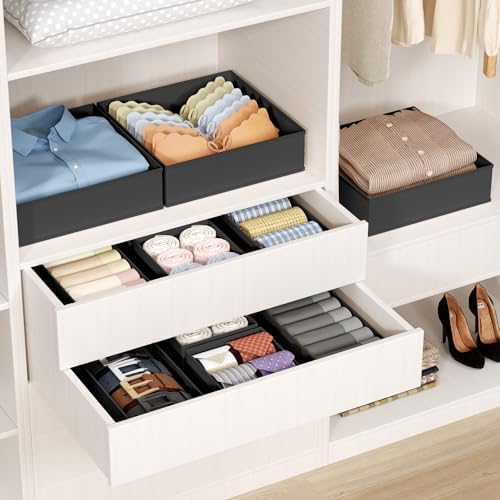 DIMJ Drawer Organizer Clothes - Image 5
