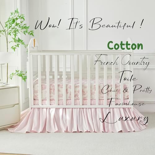 Brandream French Country Toile Crib Bedding Set - Image 4