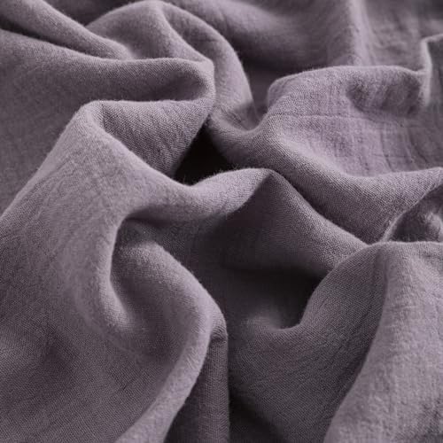 NTBAY 2 Pack Muslin Cotton Mini Crib Sheets, Soft and Breathable Double Layer - Image 3