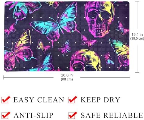 Shower Mat Bathtub Mat, 26.8x15.1 inch, Non-Slip Bath Mat - Image 3