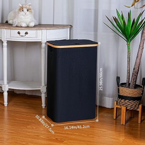iEGrow 75L Slim Laundry Hamper, Narrow Laundry Basket - Image 2