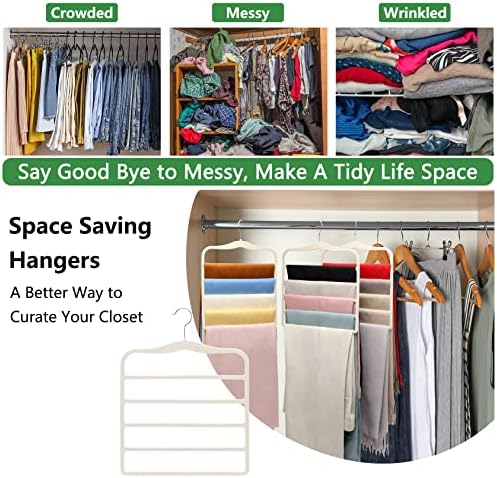 Pants Hangers Space Saving, Organization and Storage - Image 5