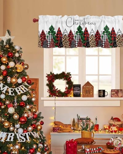 Merry Christmas Valance Curtains - Image 3