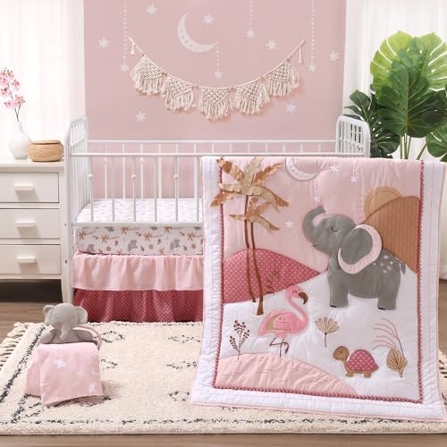 The Peanutshell 4 Piece Organic Cotton Baby Crib Bedding Set by ThePeanutshell