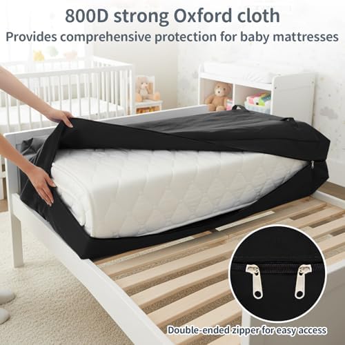 Colingmill 2 Pcs Reusable Crib Mattress Moving Bag, Oxford Cloth - Image 7