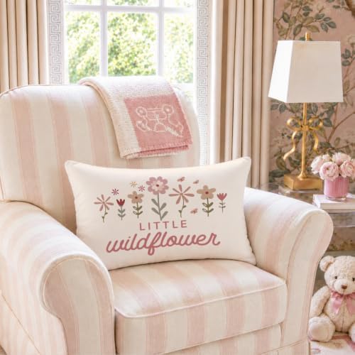 Wildflower Nursery Decor Girl Nursery 12x20 Pillow Cover， - Image 4