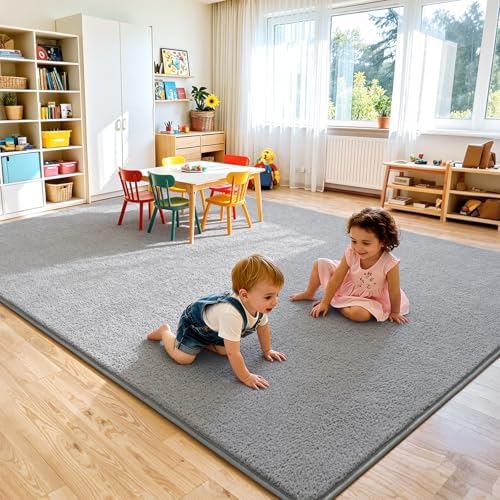 Keeko 5x8 Area Rugs for Living Room, Soft Washable Memory Foam Bedroom Rug - Image 4