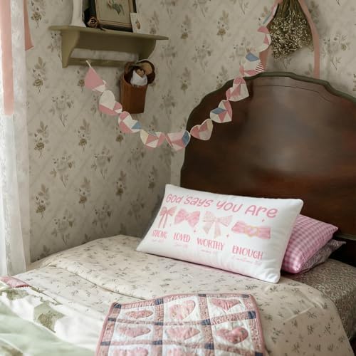 Pink 12x20 Throw Pillow Cover - Image 4