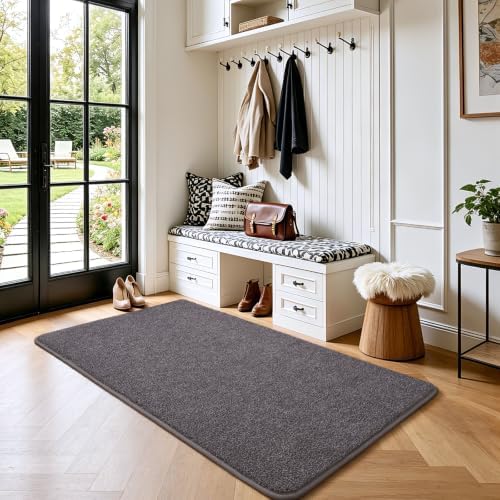 Keeko 2x4 Area Rugs for Living Room, Soft Washable Memory Foam Bedroom Rug - Image 3