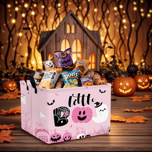Halloween Basket Gift Cute Pumpkin Ghost Parties Decor Kid Trick or Treat Basket - Image 5