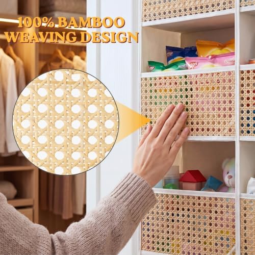 Over The Door Organizer 5 Tiers, Extra Large Behind Door Storage of 10 - Image 2