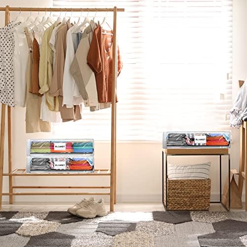 Kenning 20 Pcs Clear Zippered Storage Bags - Image 6