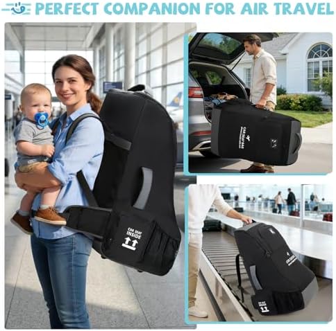 RAINSMORE Padded Car Seat Travel Bag - Image 6