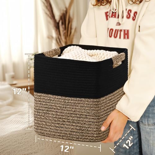 12 Inch Storage Cubes, 3 Pack Cube Storage Bins - Image 3