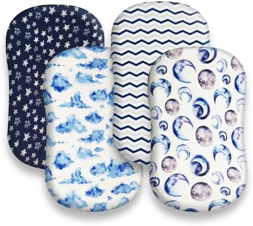 4 Pack Breathable Bassinet Sheets - Image 7